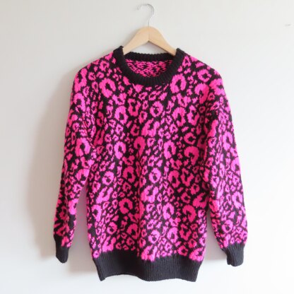 Neon Leopard Jumper