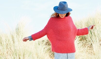 Sweater and Scarf in Rico Essentials Mohair - 361 - Downloadable PDF