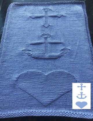 Nr. 485 Faith, Hope, Love guest towel