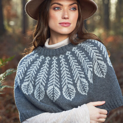 Plume Poncho in Rowan Alpaca Soft DK (Eng) - Downloadable PDF