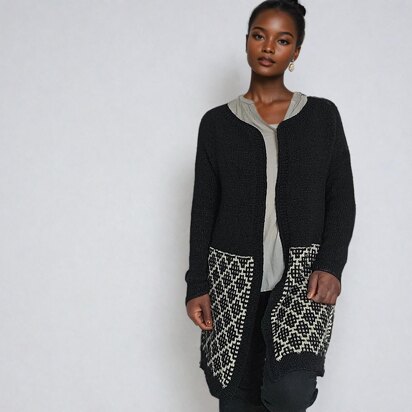 Gina Raglan Cardigan - knitting pattern