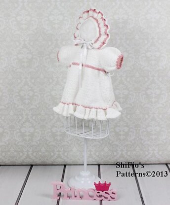 Country Baby Dress Crochet Pattern #124