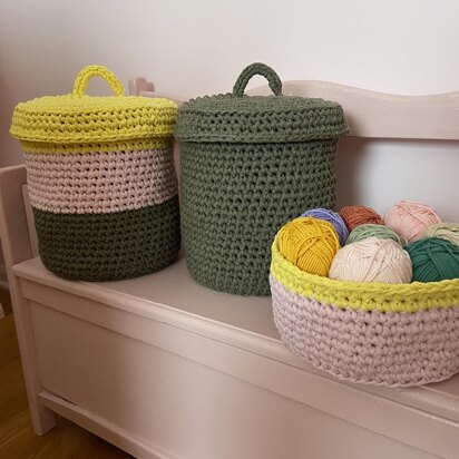 Baskets with Lids