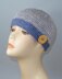 Button Up Stripe Beanie Circular knitting pattern