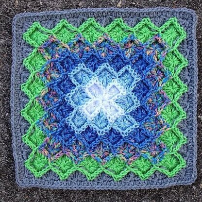 Lush Garden Bavarian Stitch Afghan