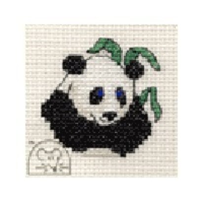 Mouseloft Stitchlets - Panda Cross Stitch Kit - 64mm