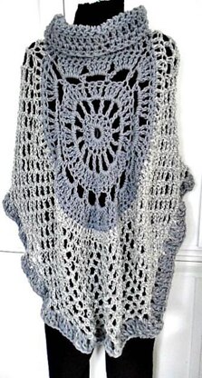 Marly Asymmetrical Poncho