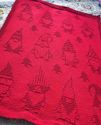 Christmas Gonk Blanket