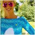 Crochet Vest with Crochet Flower TONDO #2