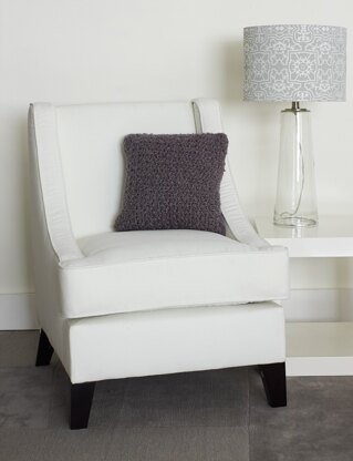 Classic Pillow in Bernat Soft Boucle