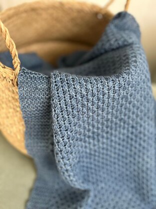 Cozy Cables Baby Blanket