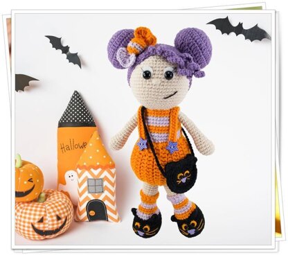 Crochet Pumpkin, the Halloween Doll