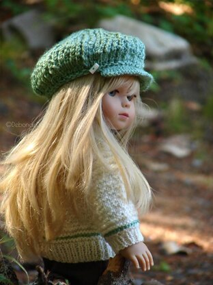 Lace Newsboy Cap for American Girl/Gotz Dolls