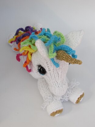 Unicorn Toy Knitting Pattern