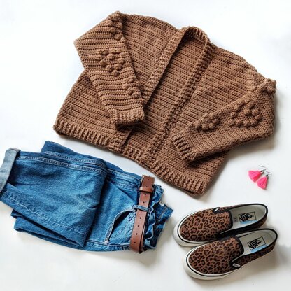 Bobble Heart Cardigan