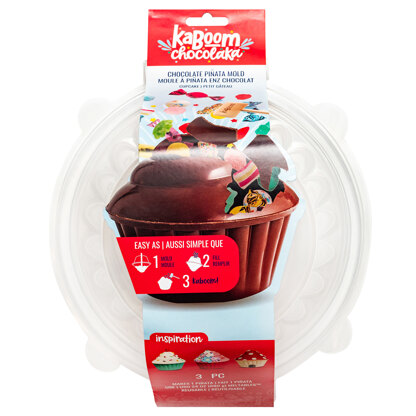 Kaboom Chocolaka Large Cupcake Chocolate Pinata Mold