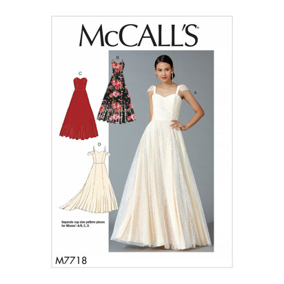 McCall's Misses' Dresses M7718 - Sewing Pattern