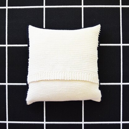 Checker It Out Crochet Pillow