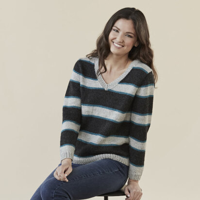 Tahki Yarns Silver Mountain Pullover PDF