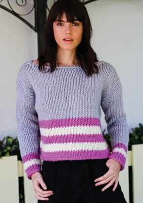 1919 Cropped Striped Sweater