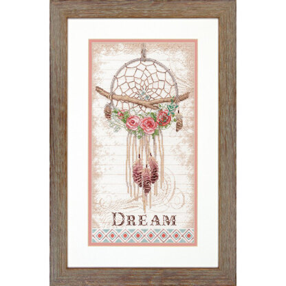 Dimensions Floral Dreamcatcher Cross Stitch Kit - 20.32cm x 38.10cm