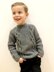 Moss stitch and cable boy's jumper / sweater