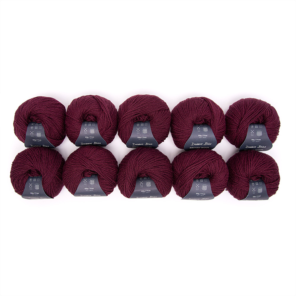 Debbie Bliss British Wool Aran 10 Ball Value Pack - view 2