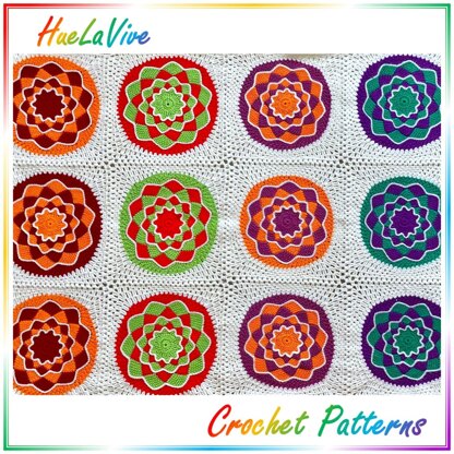 Large Square Motif By HueLaVive