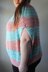 Knitted Pink and Blue Top