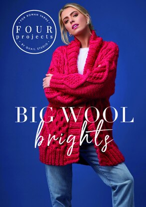 Rowan – 4 Projects Big Wool Brights by Quail Studio