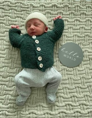 Baby Riley’s cardigan