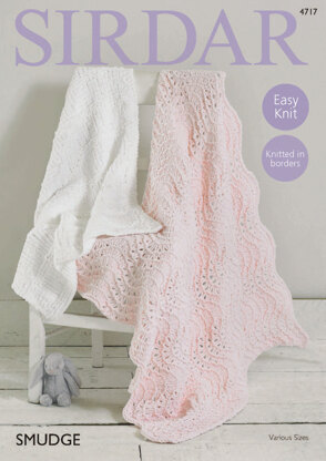 Blankets in Sirdar Smudge - 4717 - Downloadable PDF