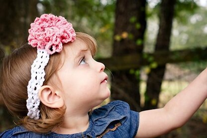 Zoey Headband with Loopy Flower