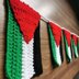 Palestine flag garland