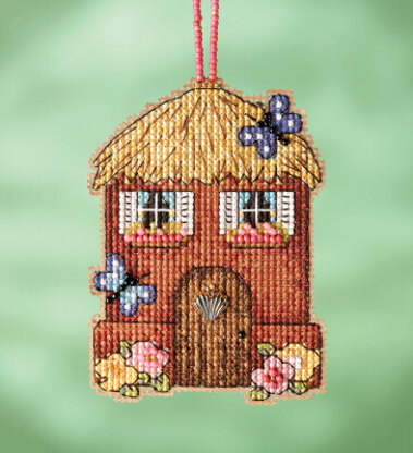 Mill Hill Straw House Cross Stitch Kit - 2.5inw x 3.5inh