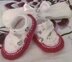 Arya Shoes with matching Hairband 0-3 and 3-6mths