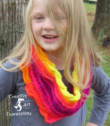 Sunset Sea Youth Sea Breeze Infinity Scarf