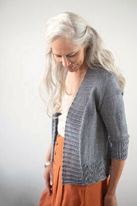 Kalona Cardigan in Berroco Ultra Wool Fine - 403-1 - Downloadable PDF