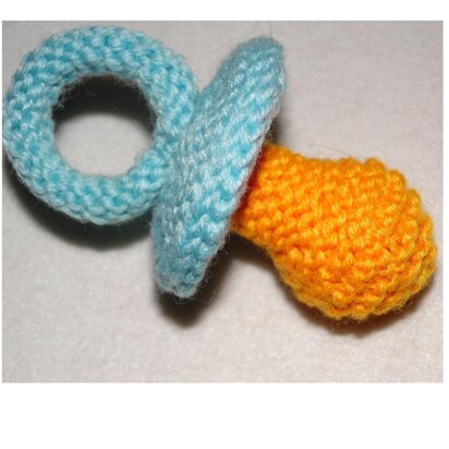 Pacifier knitting pattern amigurumi