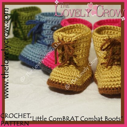 Little ComBrat Combat Boots