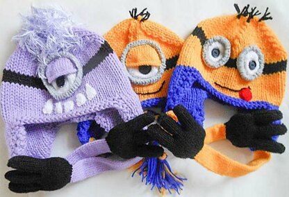 Funny Character Hat Knitted Version