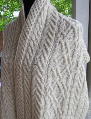 Cross Keys Shawl Stole Scarf