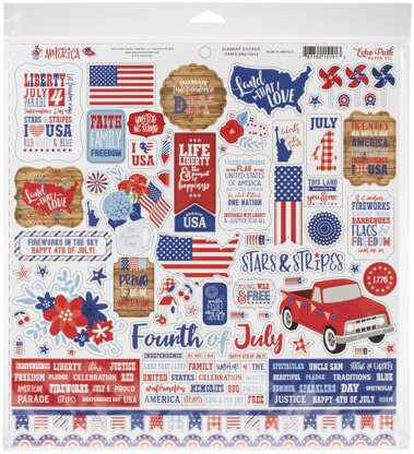 Echo Park Paper Echo Park Collection Kit 12"X12" - America