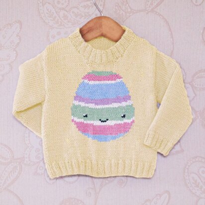 Intarsia - Easter Egg Chart - Childrens Sweater