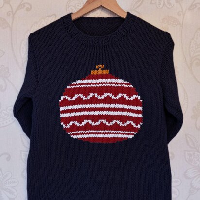 Intarsia - Christmas Bauble Chart - Adults Sweater