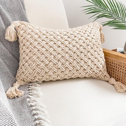 Celtic Weave Throw Pillow