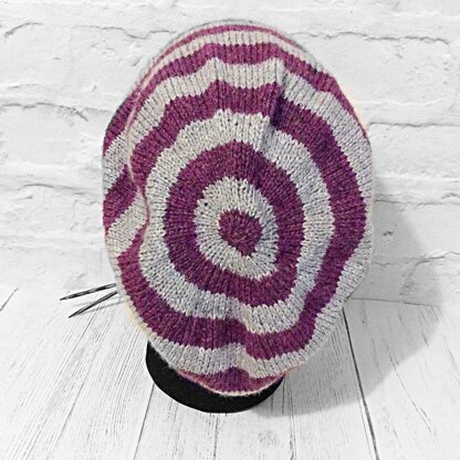 Striped Slouch Hat