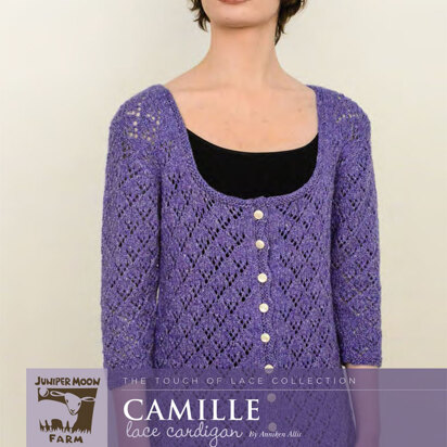 Camille Lace Cardigan in Juniper Moon Farm Sabine - Downloadable PDF