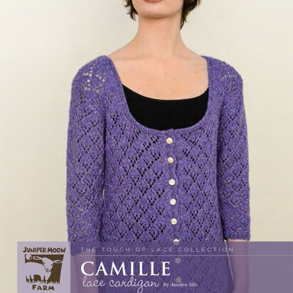 Camille Lace Cardigan in Juniper Moon Farm Sabine