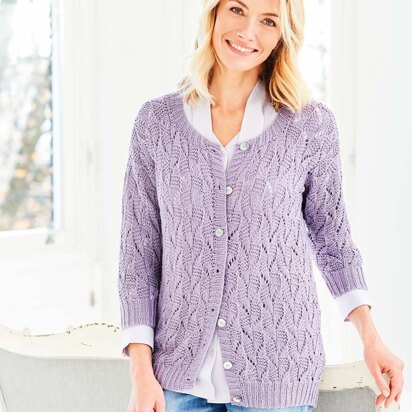 Cardigan and Vest in Stylecraft Naturals Bamboo & Cotton DK - 9752 - Downloadable PDF